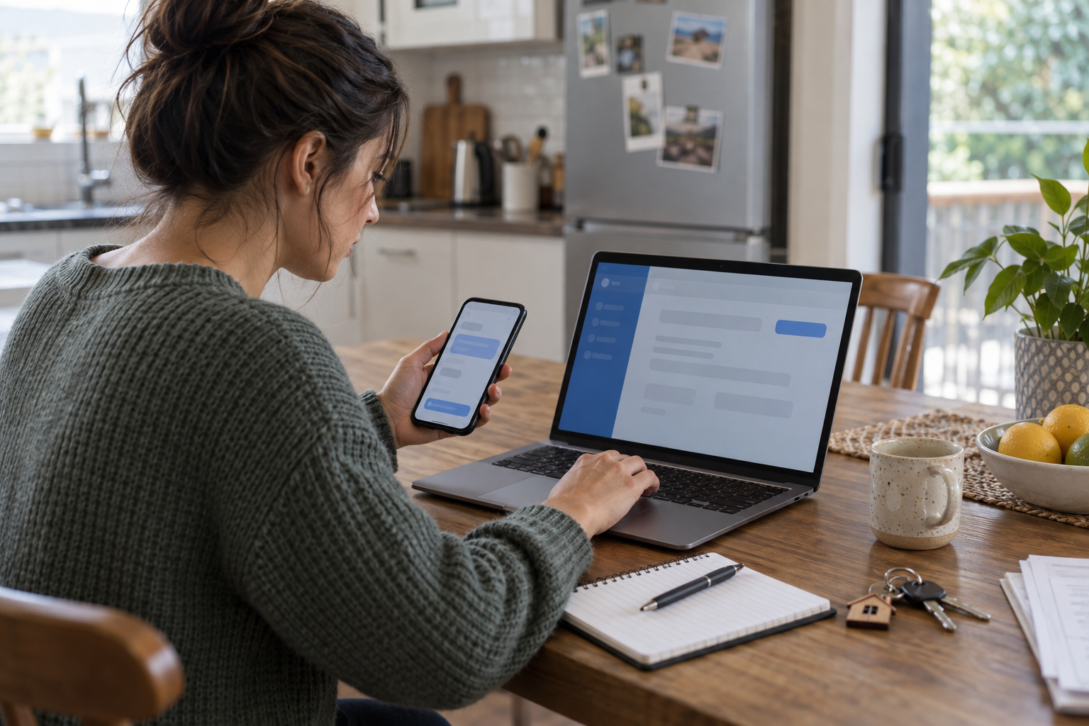 A renter preserving screenshots and account details after a suspicious rental application